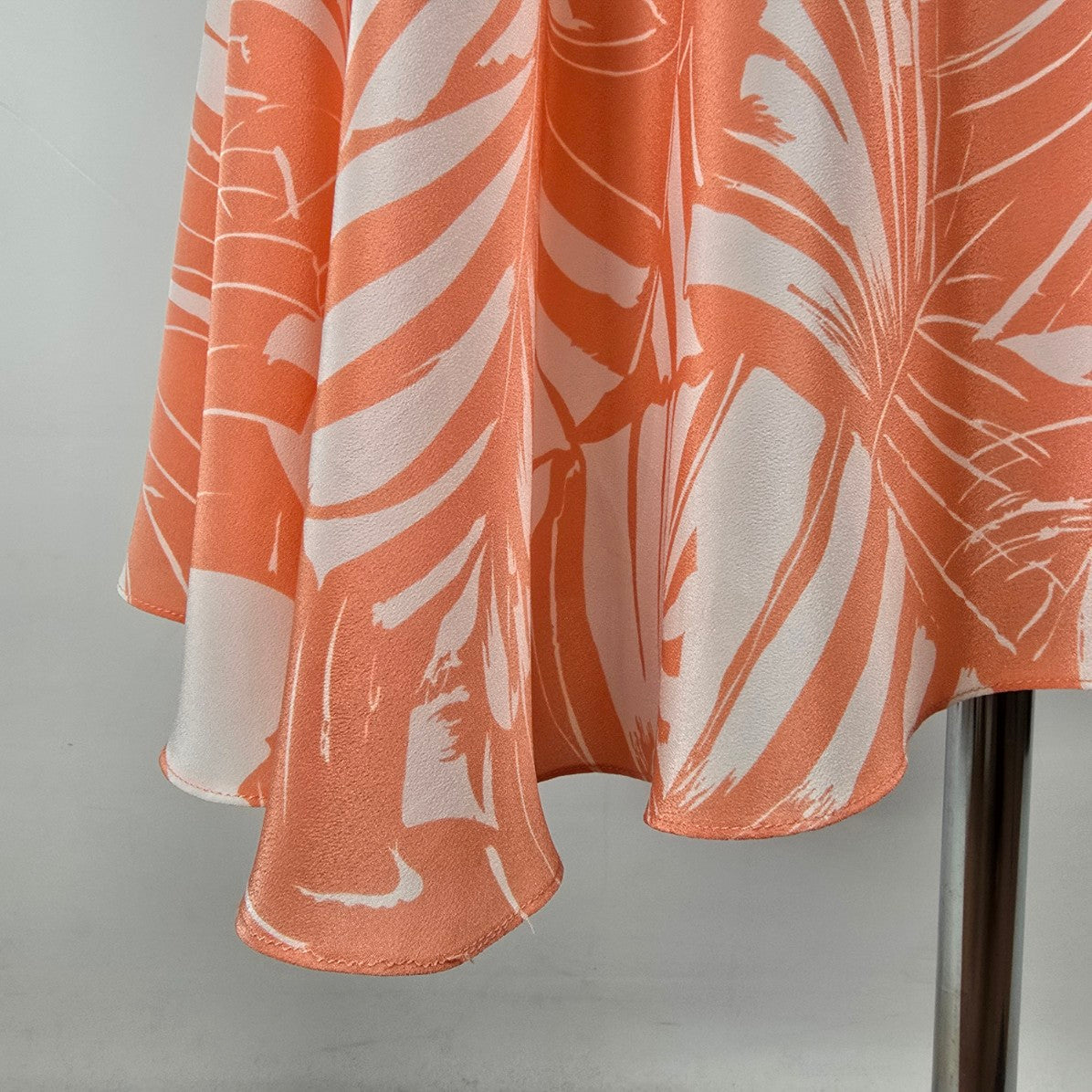 Vintage Peach Midi Length Rushed Dress Size XS