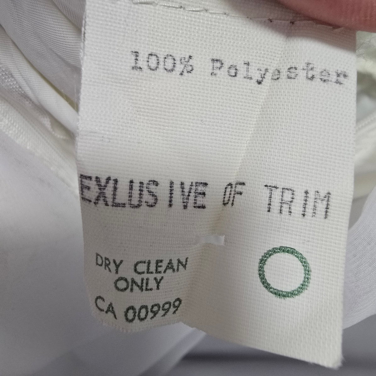 Vintage Union Label White Wedding Dress Size XS