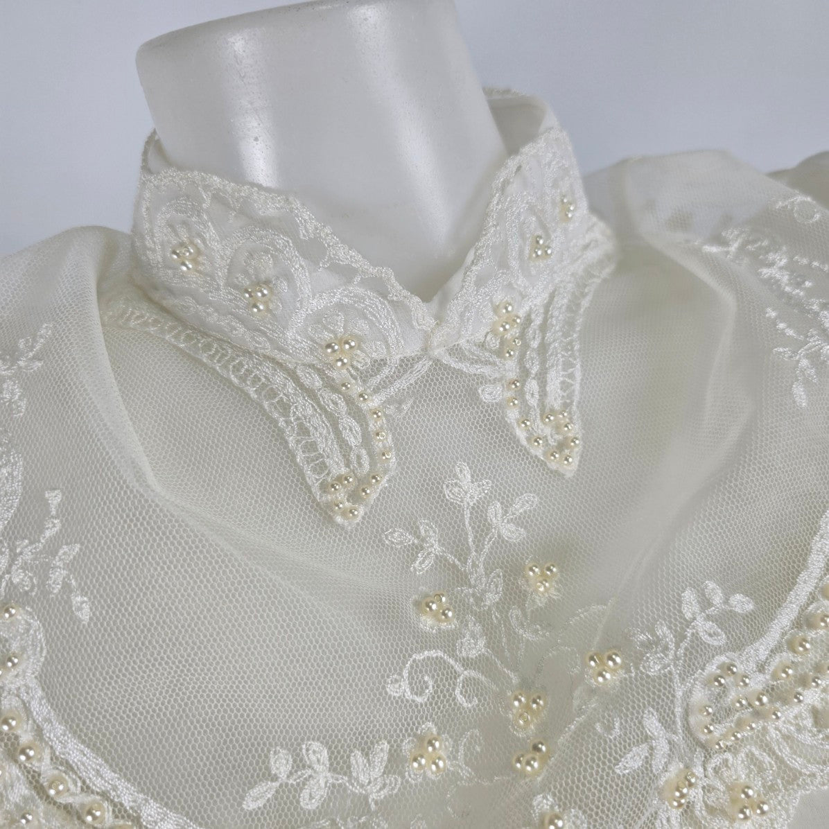 Vintage Union Label White Wedding Dress Size XS