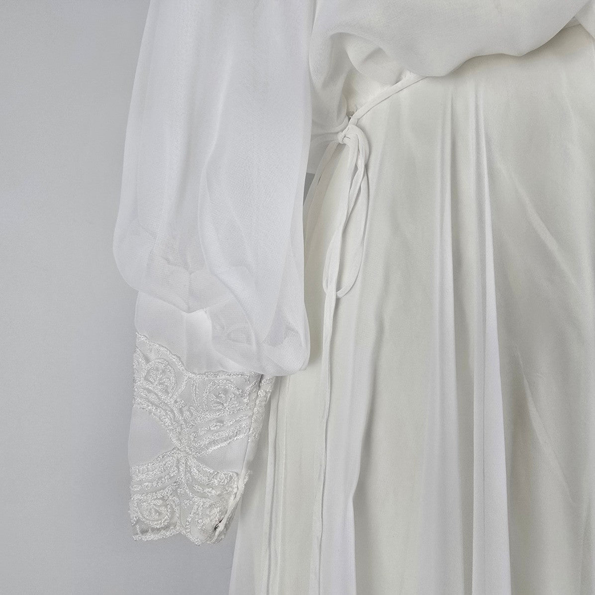 Vintage Union Label White Wedding Dress Size XS