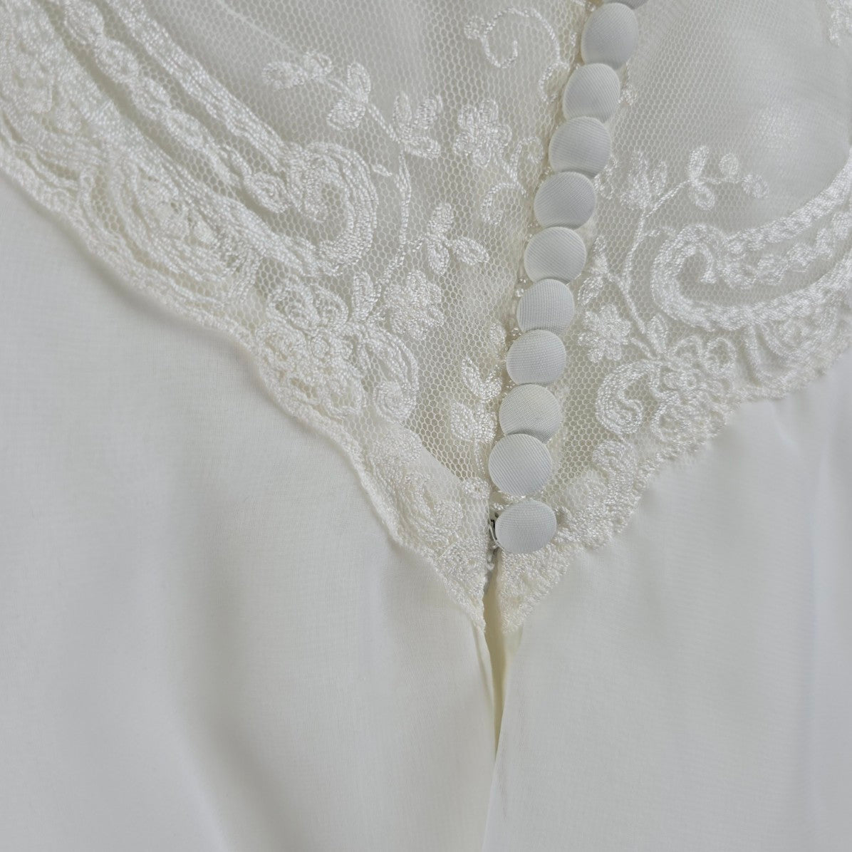 Vintage Union Label White Wedding Dress Size XS