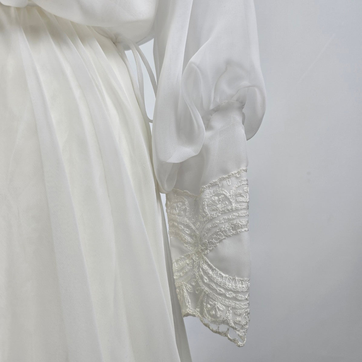Vintage Union Label White Wedding Dress Size XS