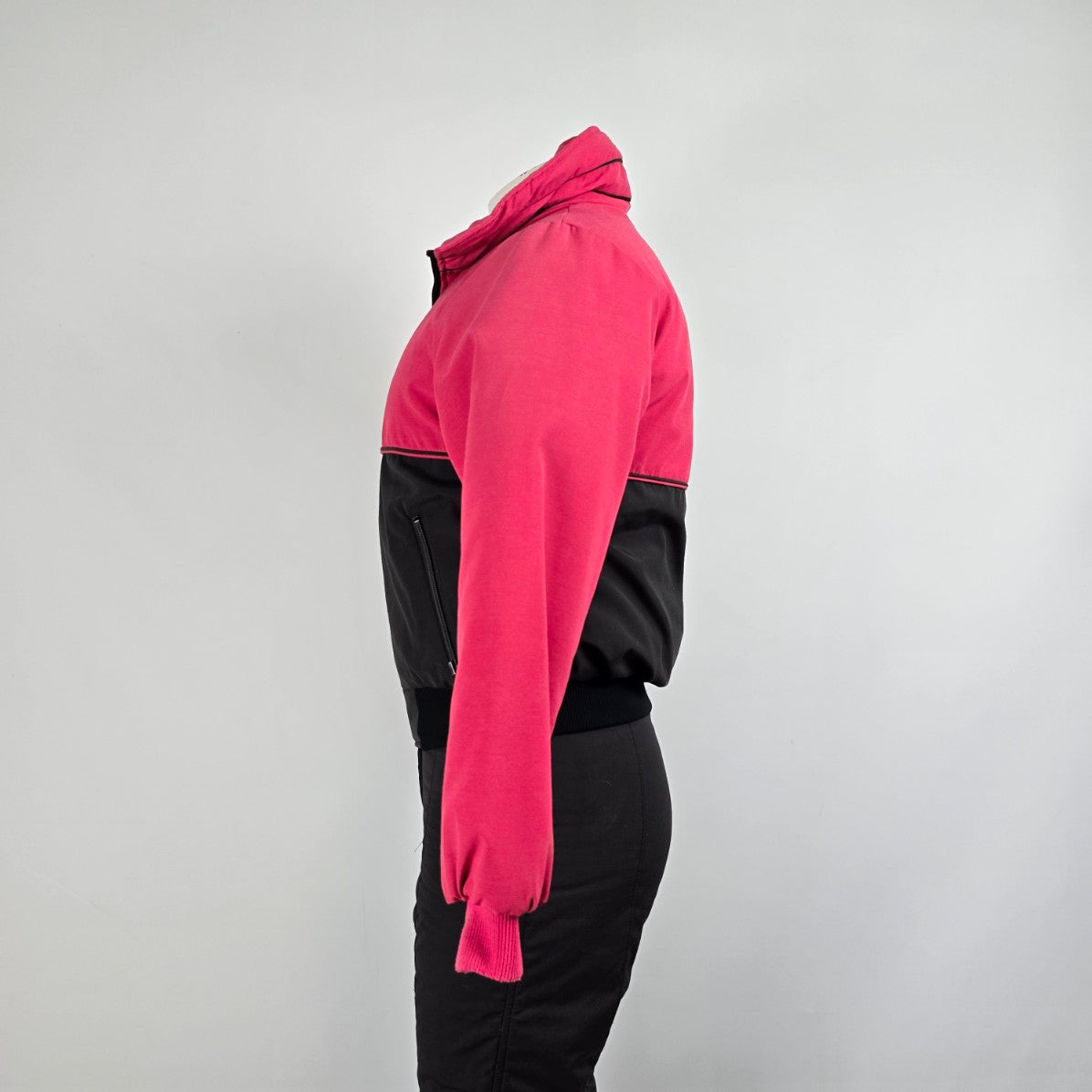 Vintage May West Pink & Black 2 Piece Snow Set Size 10