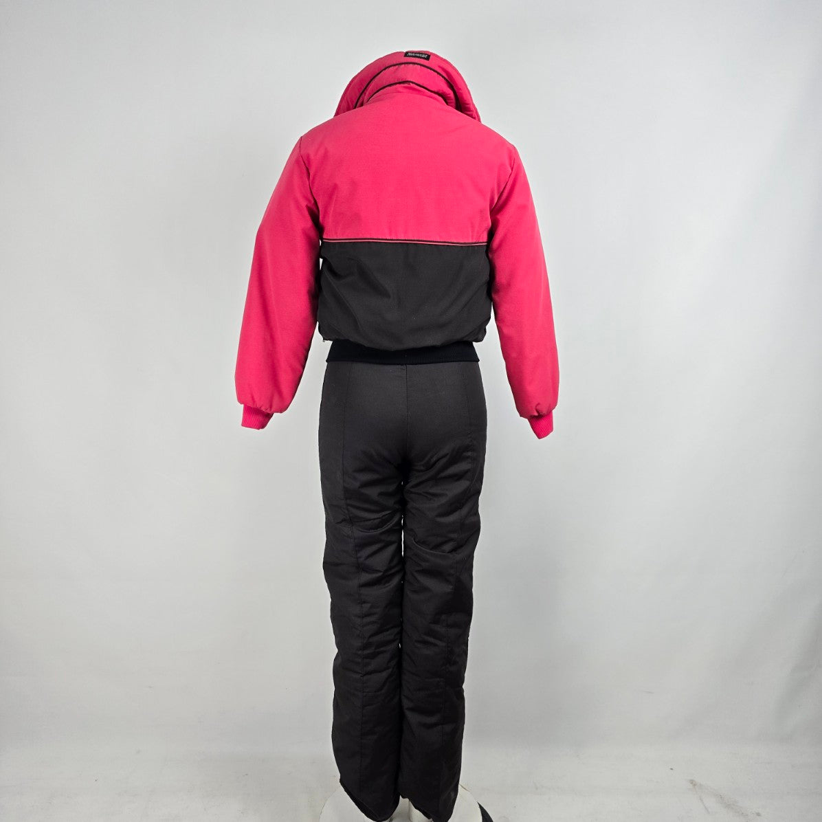 Vintage May West Pink & Black 2 Piece Snow Set Size 10