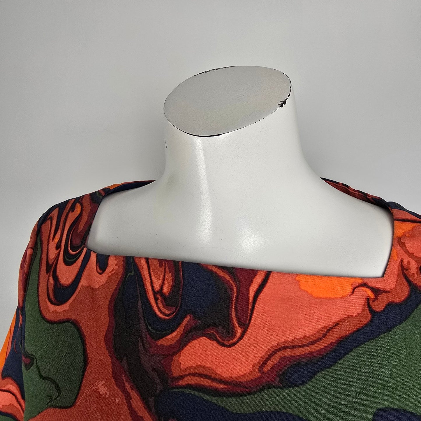 Kat Spade Saturday Cotton Fall Colors Mini Dress Size 4