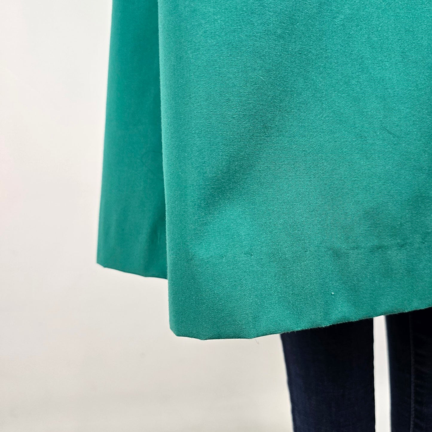 Vintage Collection Elegante Green Trench Coat Size 11/12