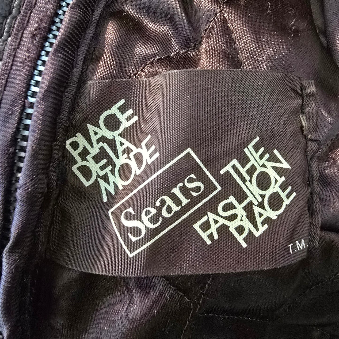 Vintage Sears  Brown Leather Jacket Size M/L