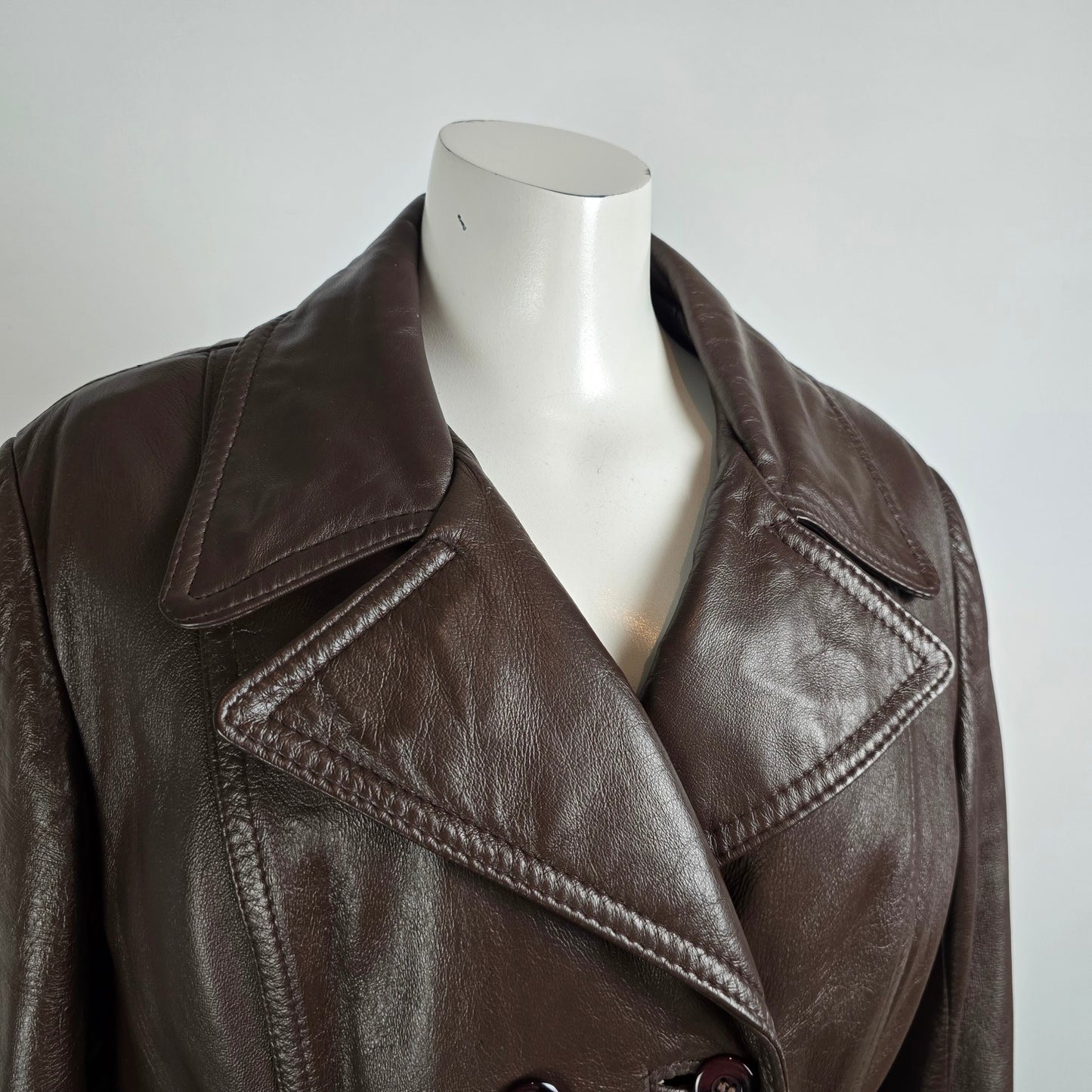 Vintage Sears  Brown Leather Jacket Size M/L