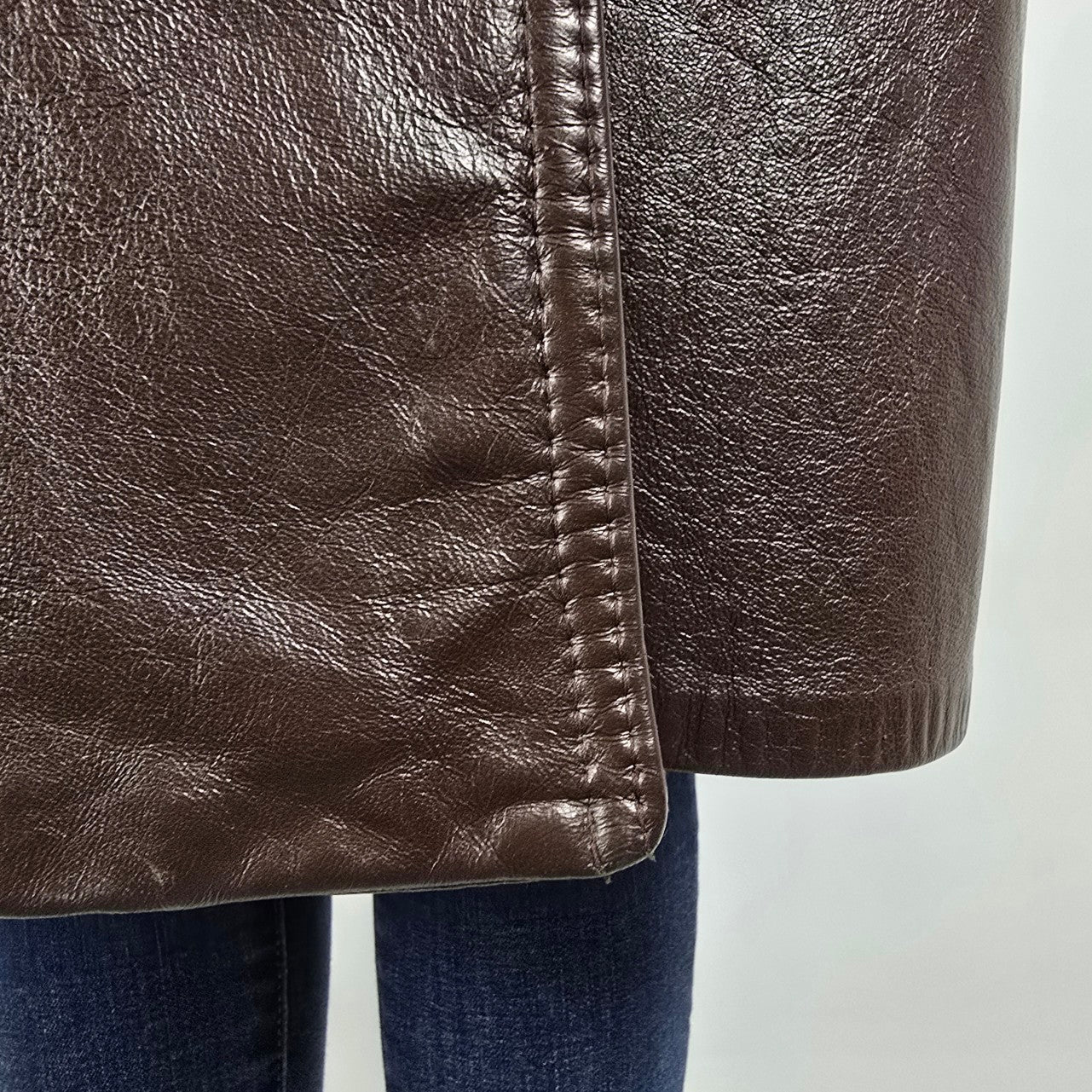 Vintage Sears  Brown Leather Jacket Size M/L