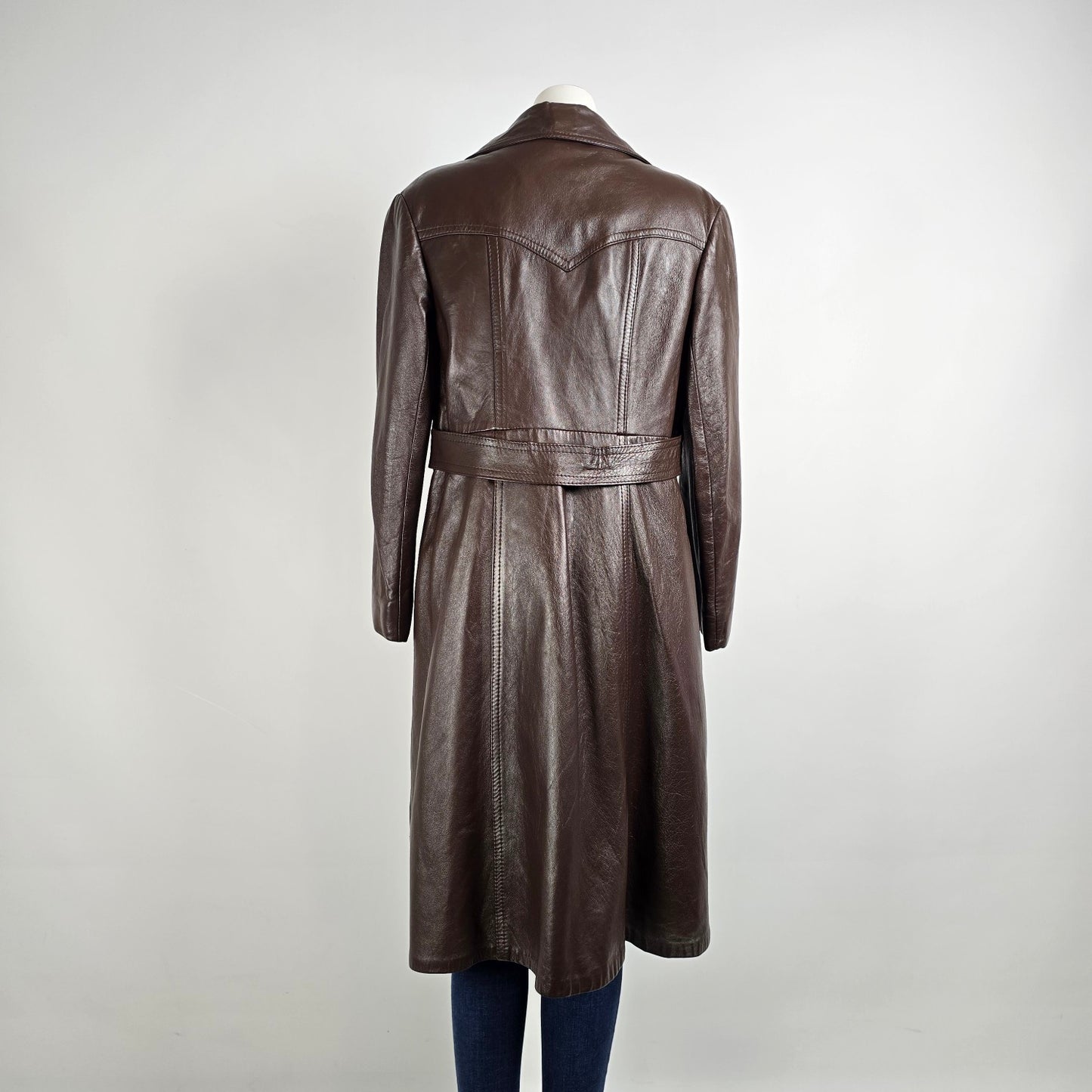 Vintage Sears  Brown Leather Jacket Size M/L