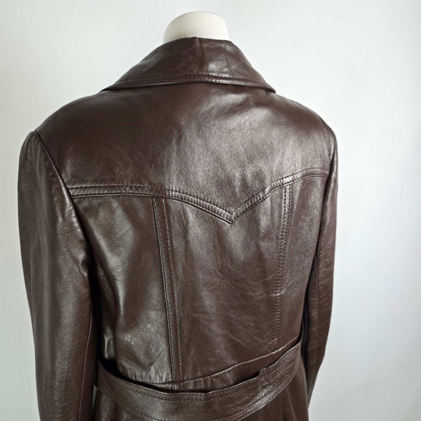 Vintage Sears  Brown Leather Jacket Size M/L