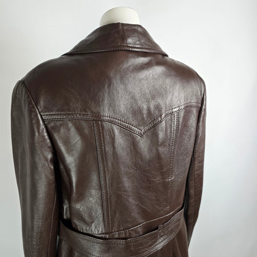 Vintage Sears  Brown Leather Jacket Size M/L