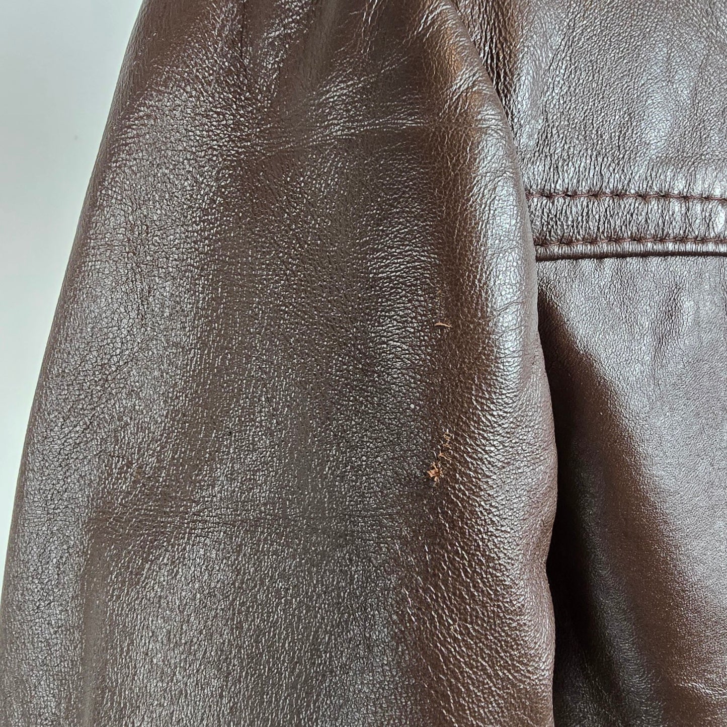 Vintage Sears  Brown Leather Jacket Size M/L