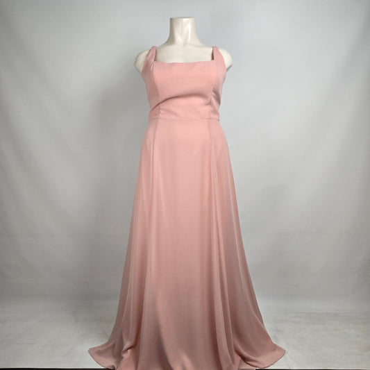 Alure Bridesmaids Pink Long Event Gown Size 22