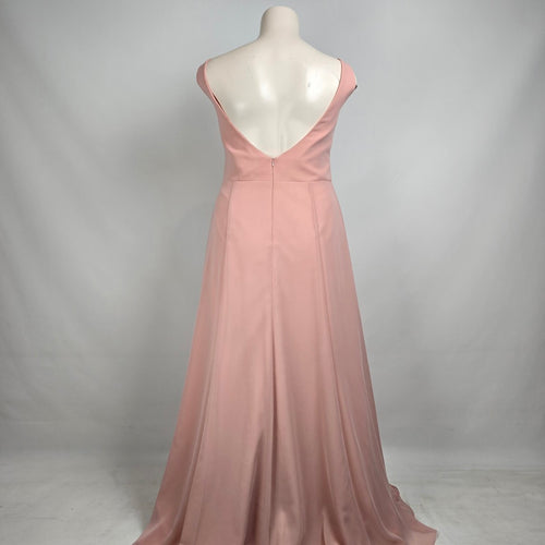 Alure Bridesmaids Pink Long Event Gown Size 22