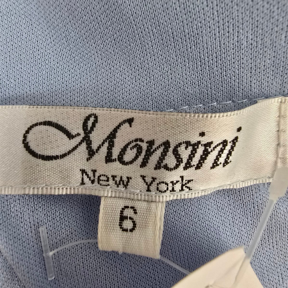 Monsini Blue Tulle Sparkle Eventwear Gown Size 6 Style 31953
