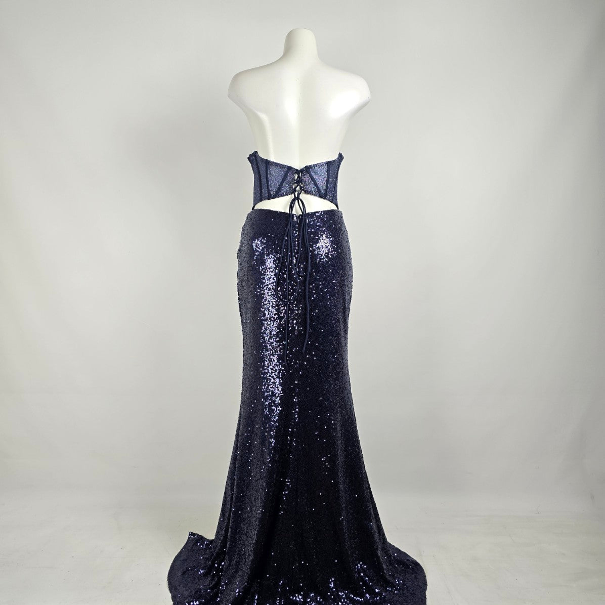 Aerie Couture Midnight Blue Event wear Gown Size 14