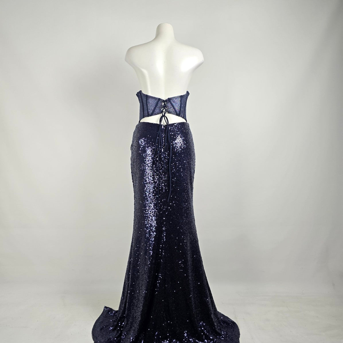 Aerie Couture Midnight Blue Event wear Gown Size 14