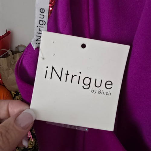 Intrigue Violet Long Eventwear Gown Size 10 Style 728