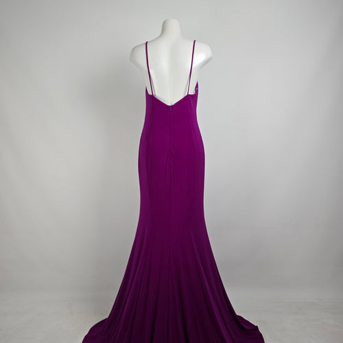 Intrigue Violet Long Eventwear Gown Size 10 Style 728
