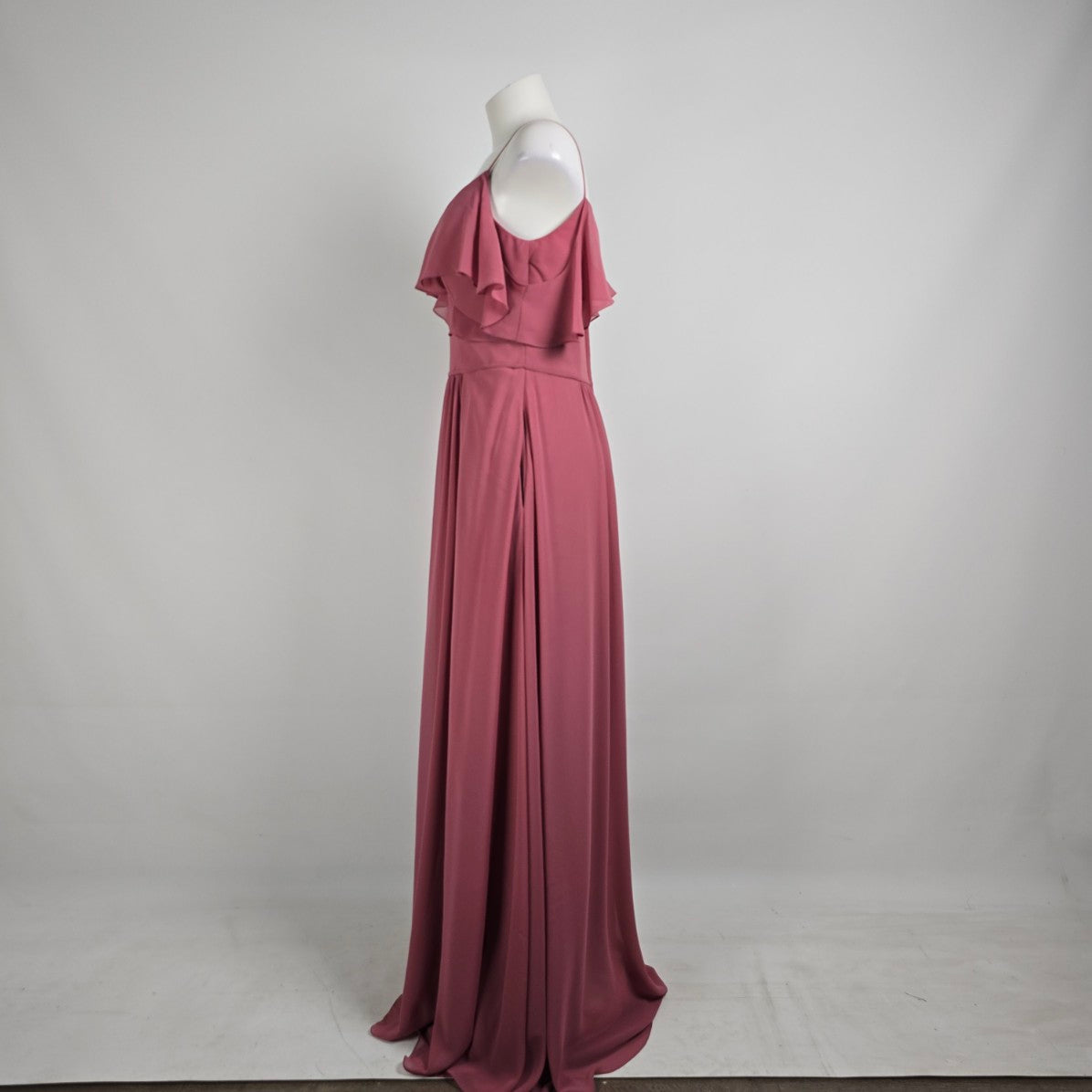 Morilee Rosewood Drop Shoulder Bridesmaids Gown Size 12 Style 21601