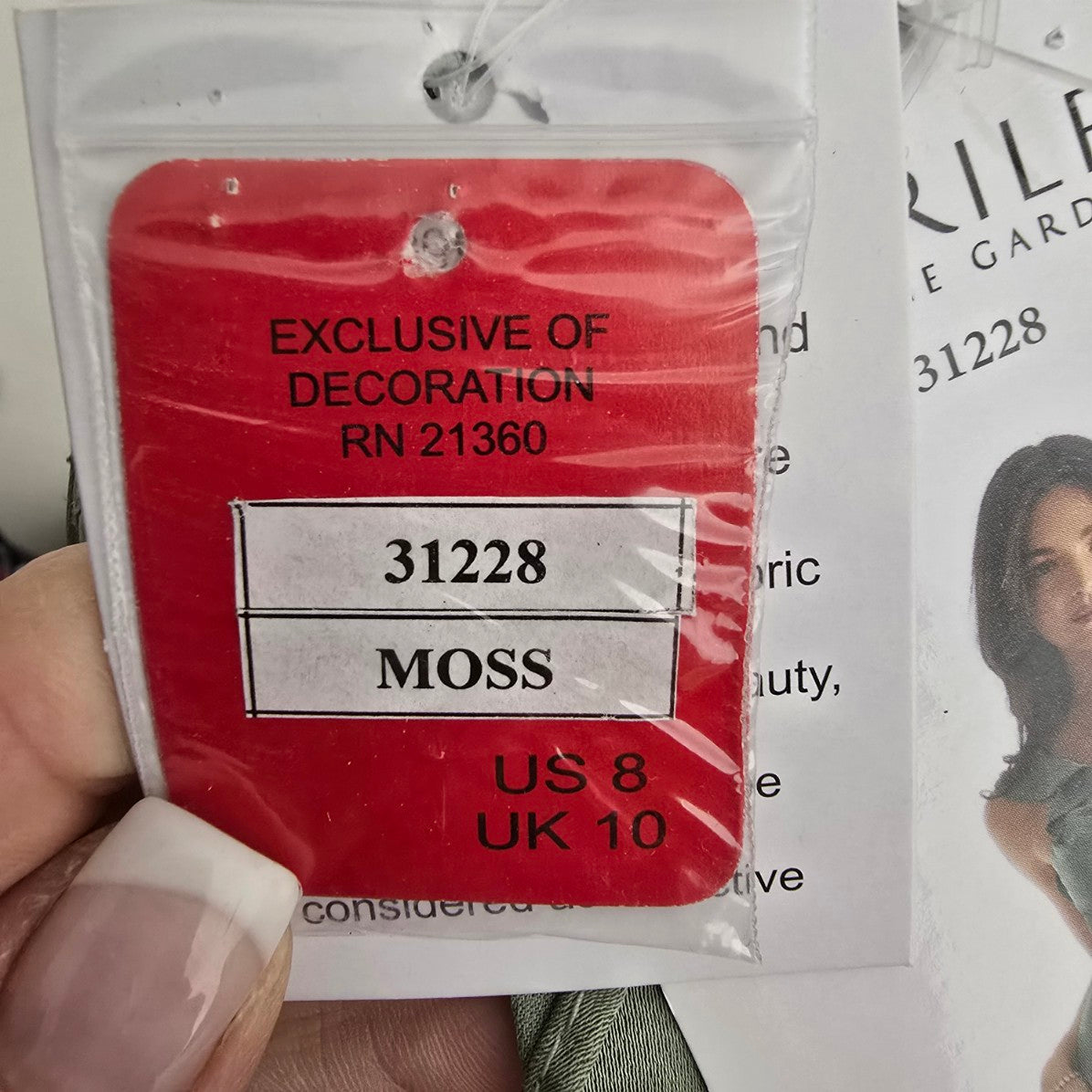 Morilee Moss Bridesmaid Gown Size 8 Style 31228