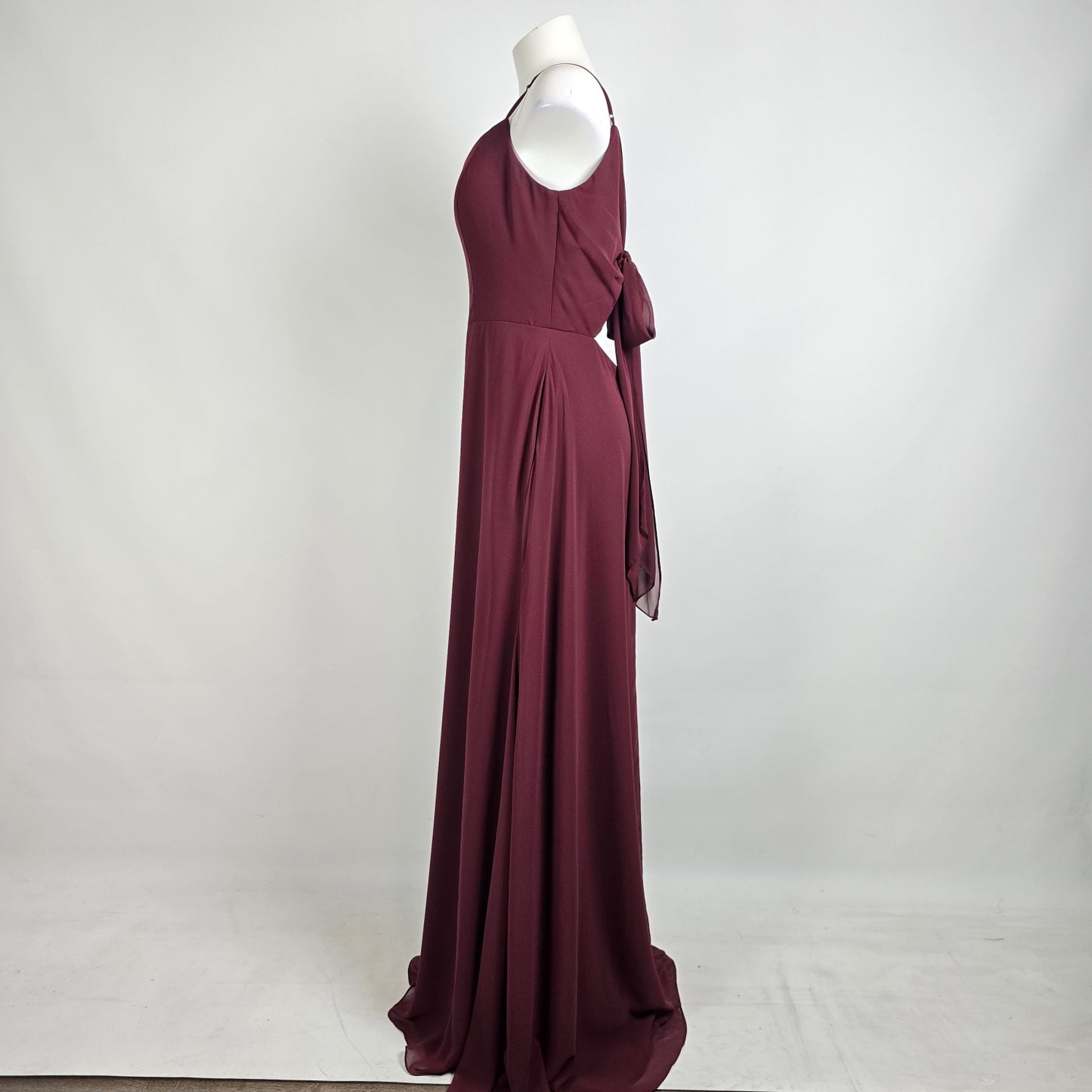 Morilee Bordeaux Bridesmaid Gown Size 14 Style 21796