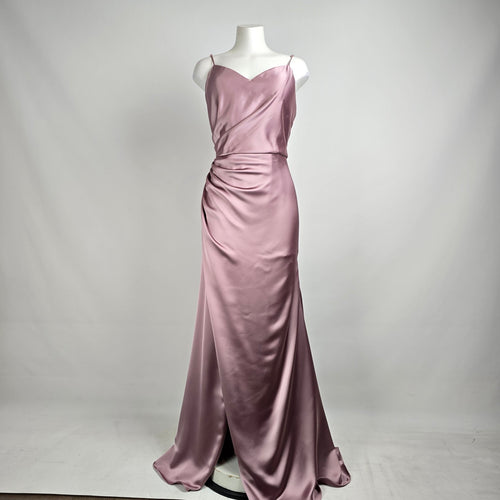 Mori Lee Desert Rose Bridesmaid Gown Size 16 Style 21761