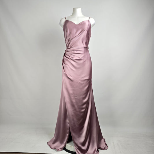 Mori Lee Desert Rose Bridesmaid Gown Size 16 Style 21761