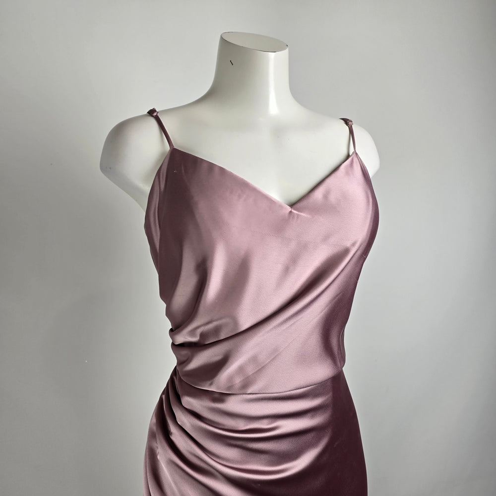 Mori Lee Desert Rose Bridesmaid Gown Size 16 Style 21761