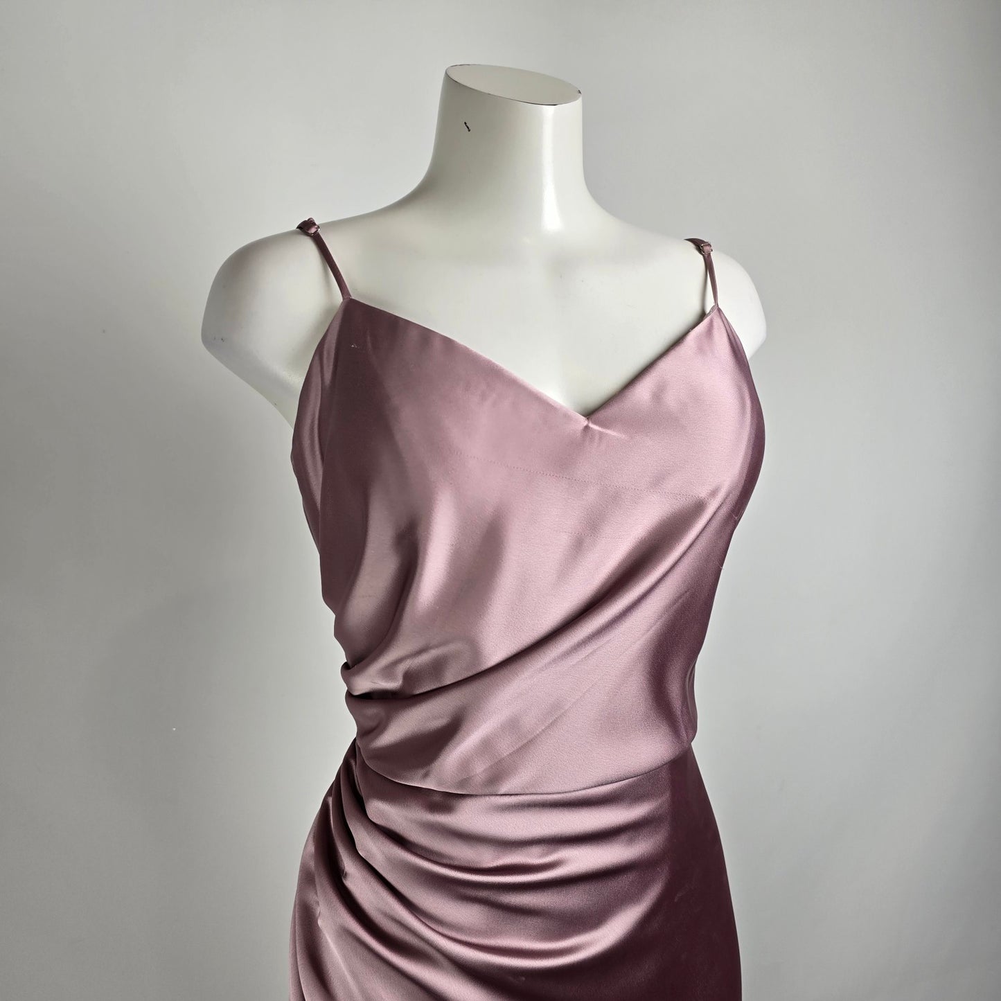 Mori Lee Desert Rose Bridesmaid Gown Size 16 Style 21761