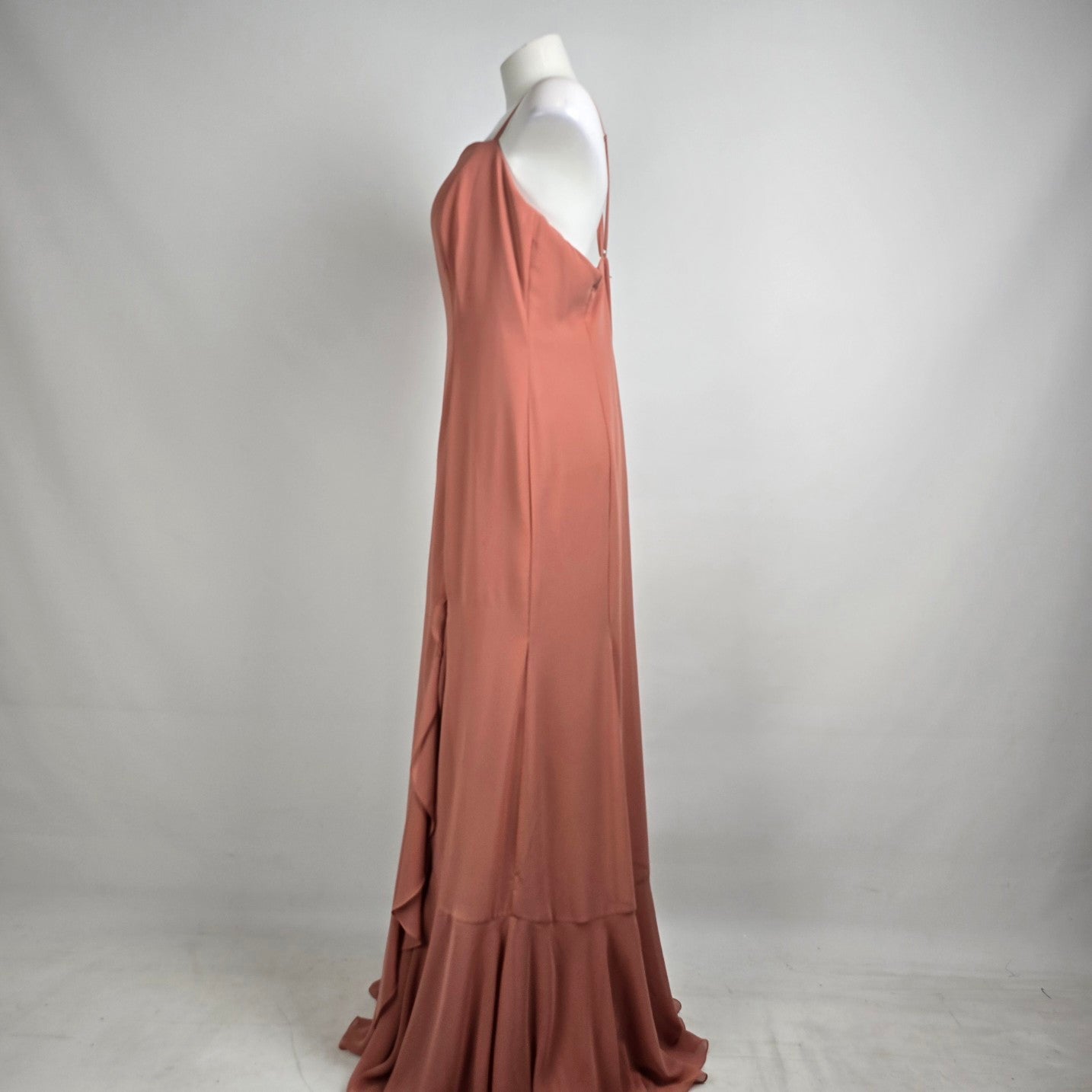 Mori Lee Spice Bridesmaid Gown Size 14 Style 21752