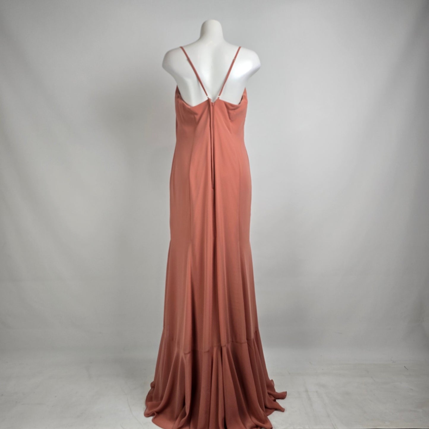 Mori Lee Spice Bridesmaid Gown Size 14 Style 21752