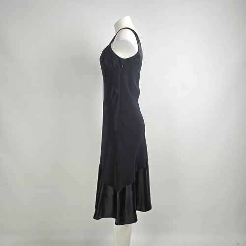 Planet Black Sequined Neckline Midi Dress Size 6