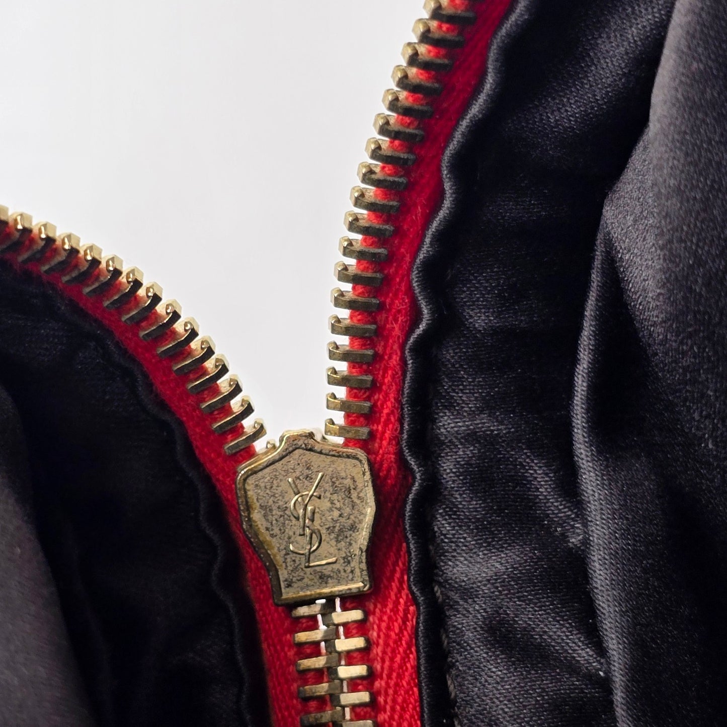 Yves Saint Laurent Muse Red Leather Purse Bag