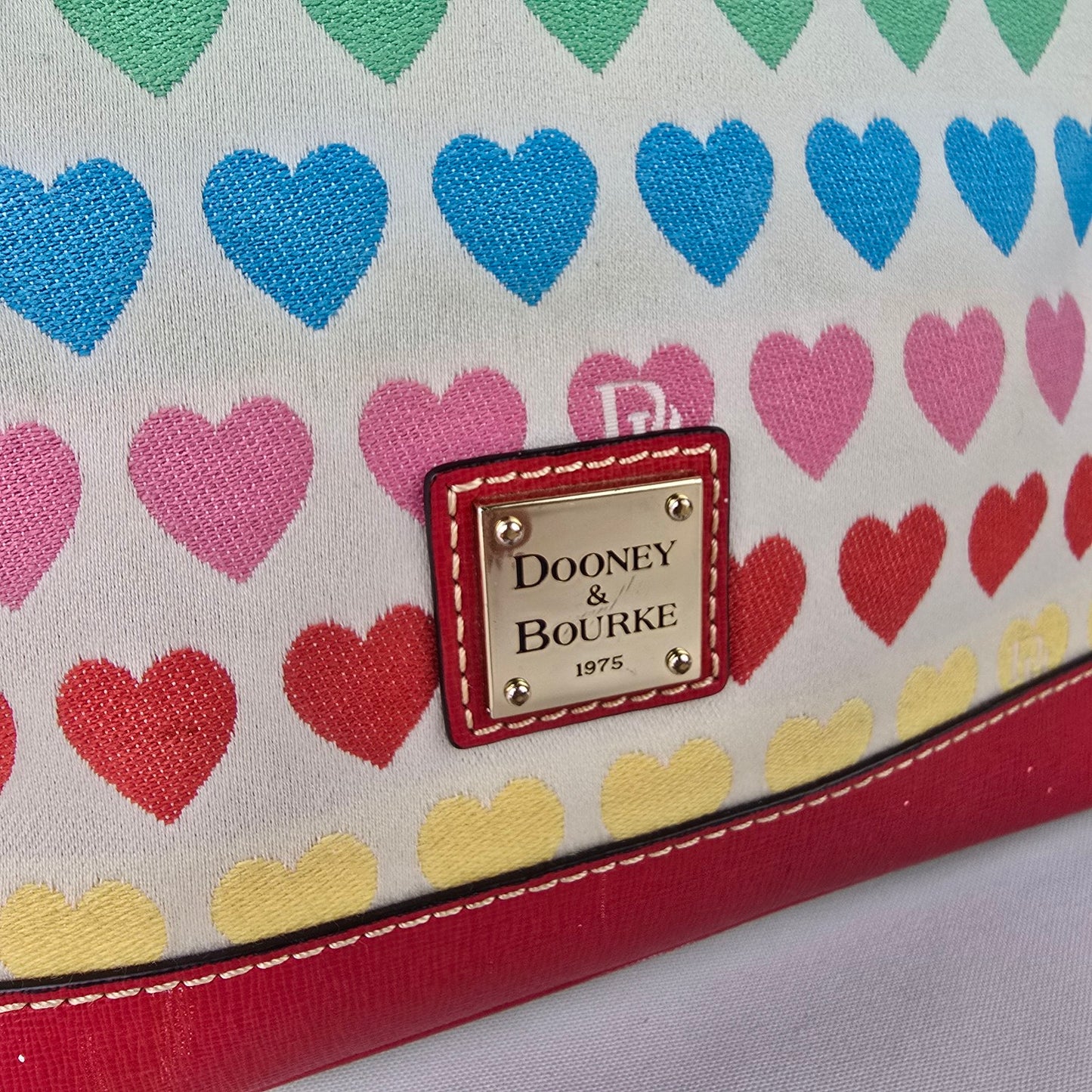 Dooney & Bourke Candy Hearts Satchel Handbag