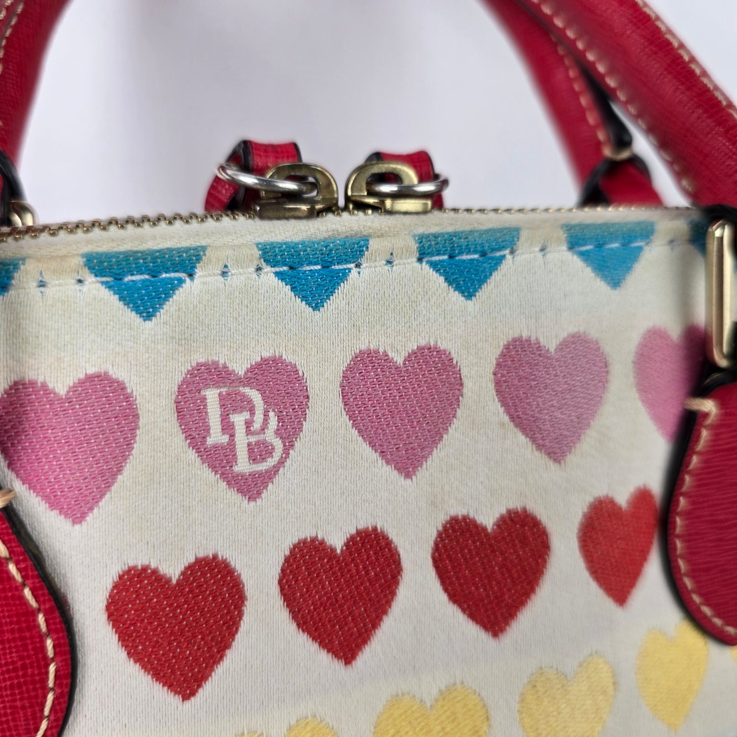 Dooney & Bourke Candy Hearts Satchel Handbag