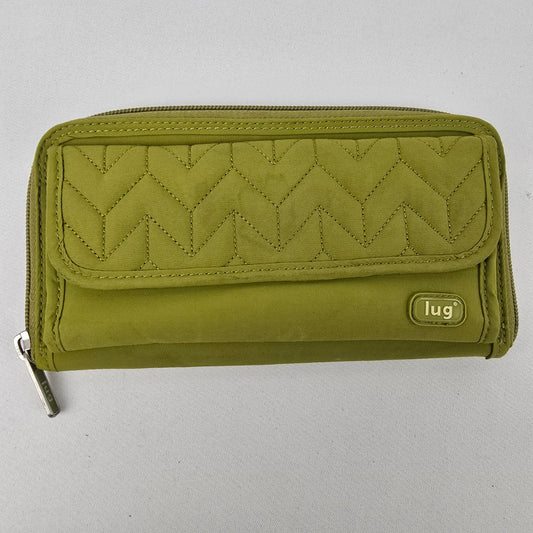 Lug Green Quilted Wallet