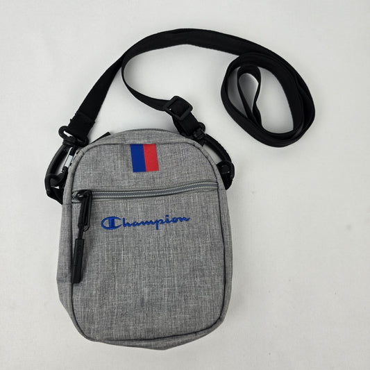 Champion Grey Nylon Crossbody Purse