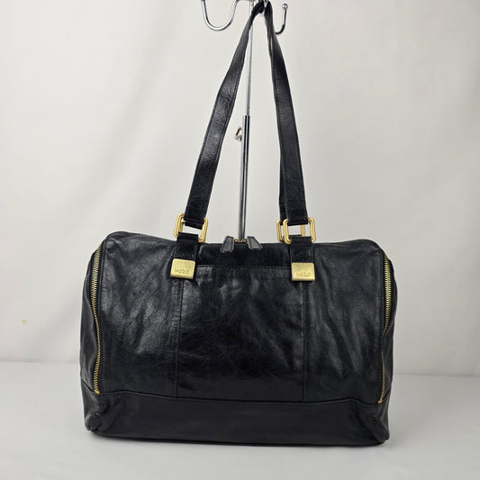 Hobo Black Leather Shoulder Purse