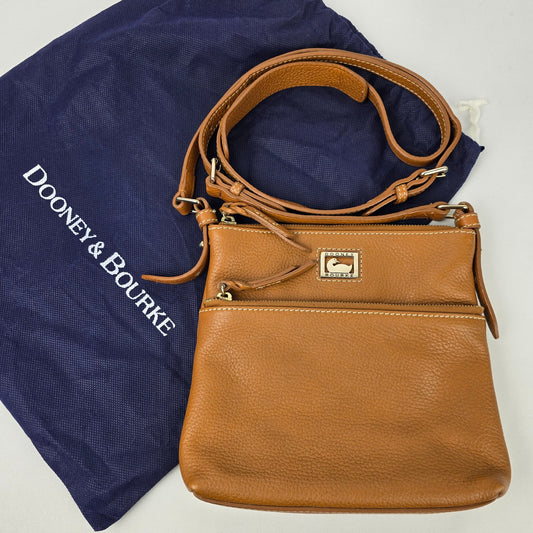 Dooney & Bourke Brown Leather Crossbody Purse