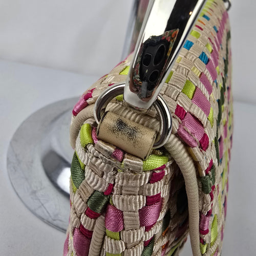 The Sak Colorful Woven Clutch Shoulder Purse
