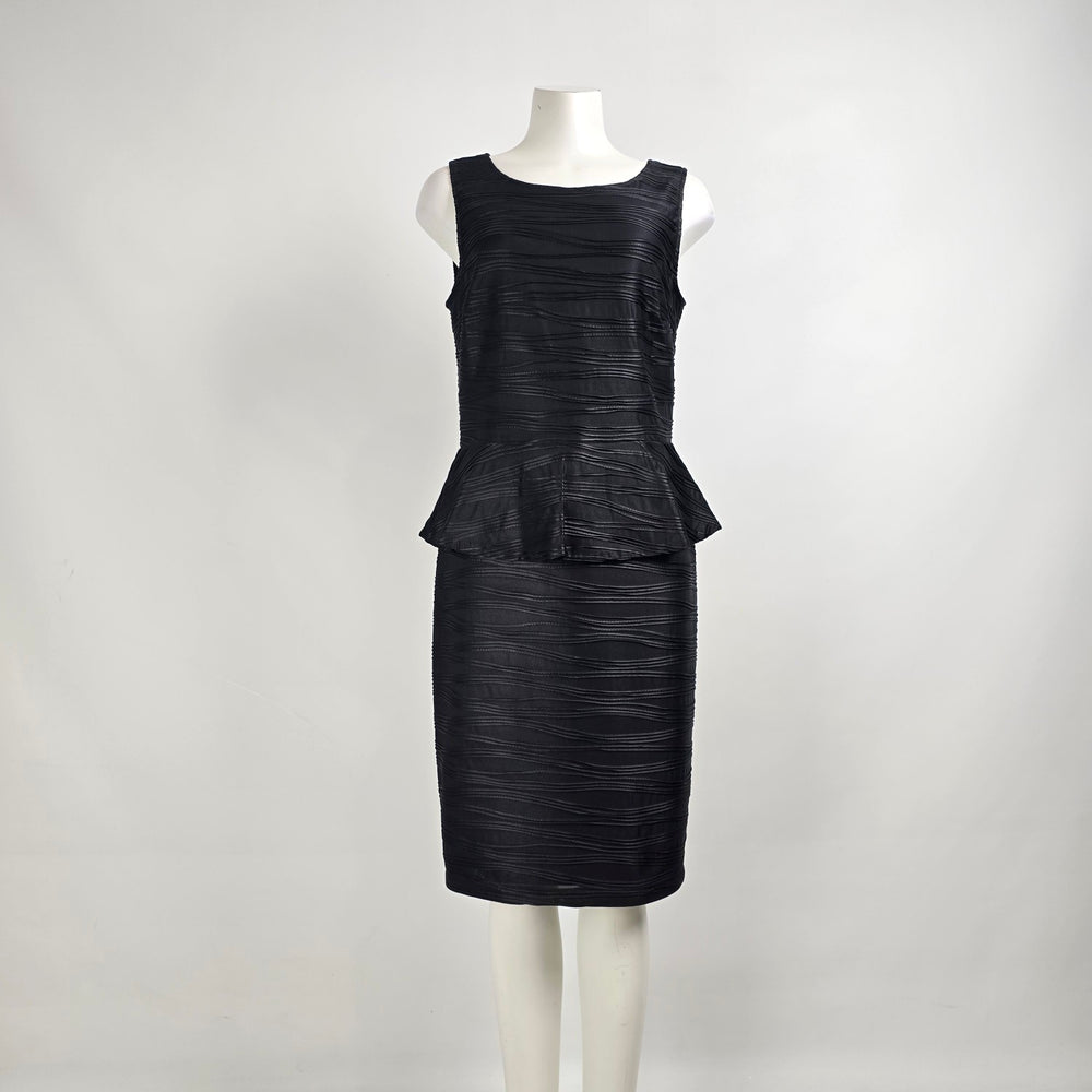 Frank Lyman Black Sheath Dress Size 12