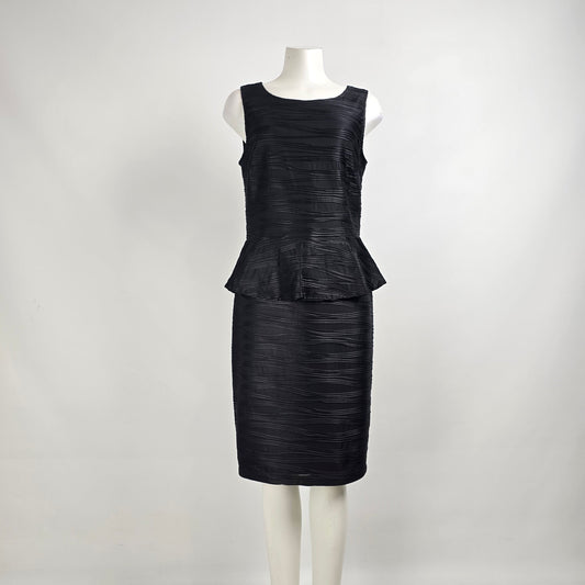 Frank Lyman Black Sheath Dress Size 12