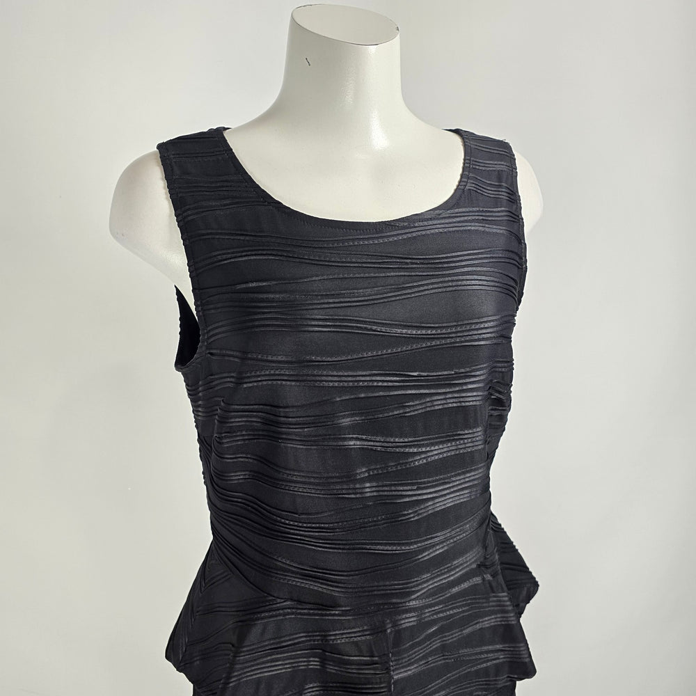 Frank Lyman Black Sheath Dress Size 12