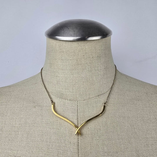 Vintage Coro Gold Fill Collar Necklace
