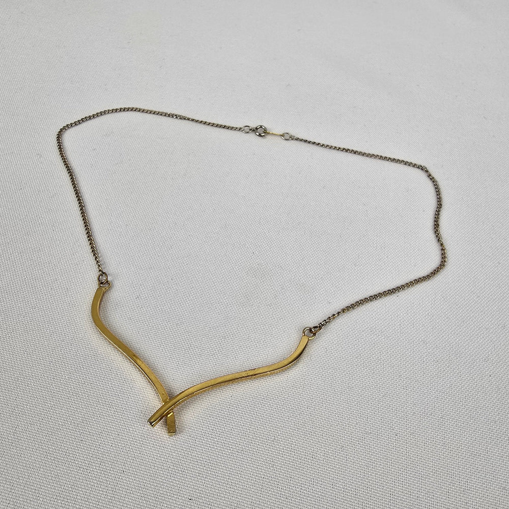 Vintage Coro Gold Fill Collar Necklace