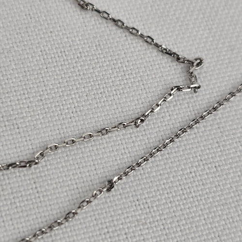 Mom Crystal Pendant Silver Necklace