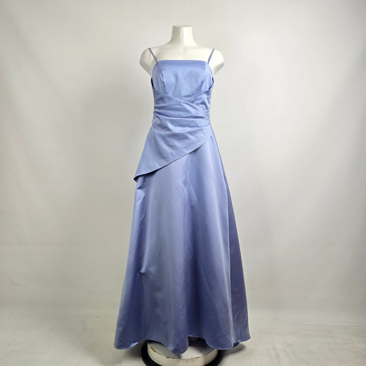 Alfred Angelo Blue Wrap Gown Size S