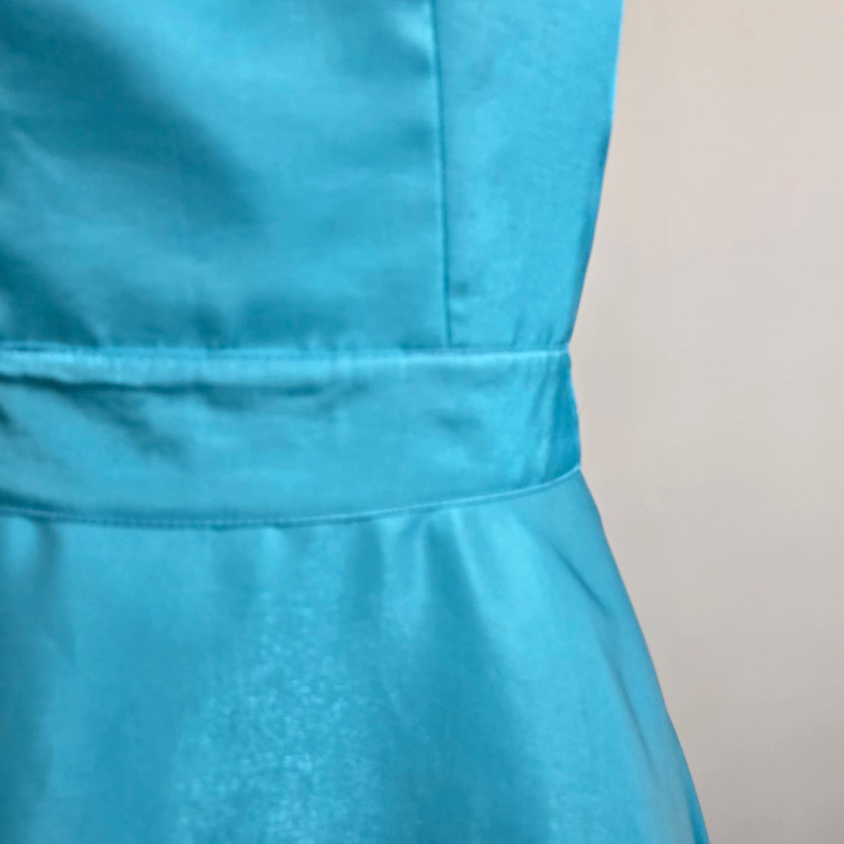 Blue Metallic Open Back Grad Event Gown Size XS/S